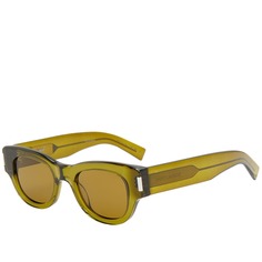 Солнцезащитные очки Saint Laurent SL 573, зеленый