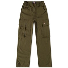 Брюки Dickies Hooper Bay Relaxed Cargo, зеленый хаки