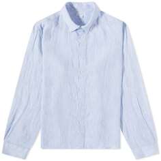 Рубашка Sunspel Linen, голубой
