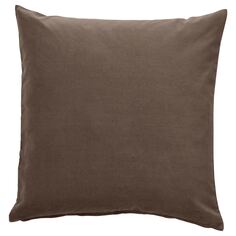 Чехол на подушку Ikea Sanela, серо-коричневый