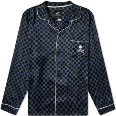Пижамная рубашка Vans Vault X Mastermind World, черный/серо-голубой/белый