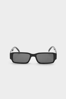 Солнцезащитные очки прямоугольной формы Pull&amp;Bear, черный