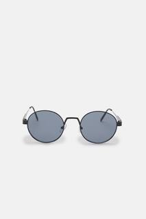 Круглые солнцезащитные очки Pull&amp;Bear, черный