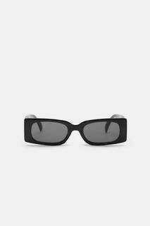 Черные солнцезащитные очки Pull&amp;Bear, черный