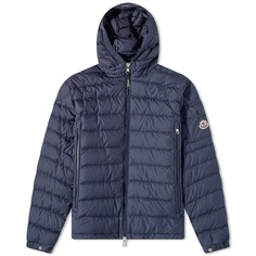 Пуховик Moncler Galion Hooded Down, темно-синий