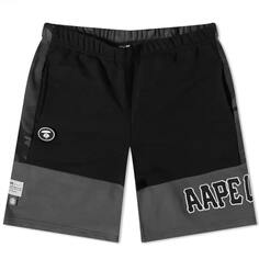 Шорты Aape Stret Baseball Mesh Reversible, черный