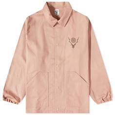 Куртка South2 West8 Cotton Twill Coach, розовый