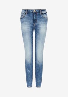 Супер узкие джинсы Armani Exchange, синий