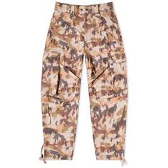 Брюки Isabel Marant Printed Cargo, мультиколор