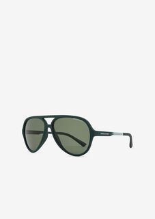 Пилот Мужские солнцезащитные очки Armani Exchange, зеленый