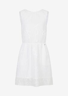 Короткое платье Armani Exchange, белый