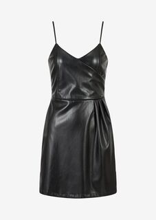 Платье мини с лифом из полиэстера Armani Exchange, черный