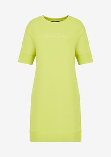 Короткое платье Armani Exchange, зеленый