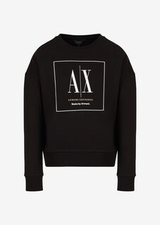 Толстовка без капюшона Armani Exchange, черный