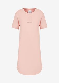 Платье-толстовка Armani Exchange, розовый