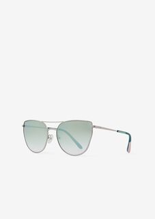 Женские солнцезащитные очки «кошачий глаз» Armani Exchange, серебряный