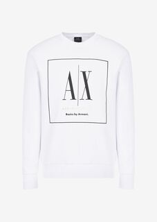 Толстовка без капюшона Armani Exchange, белый