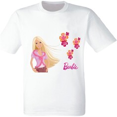 Детская футболка с принтом Barbie