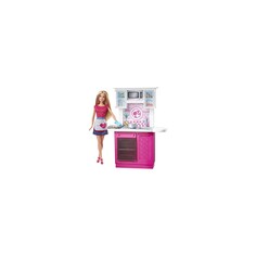 Игровой набор Barbie с кухонной гарнитурой