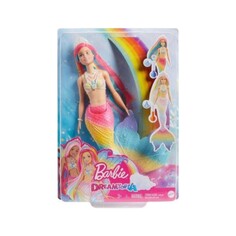 Кукла Barbie Dreamtopia Волшебная русалка, меняющая цвет GTF88 GTF89