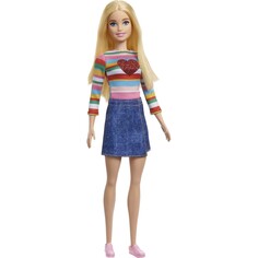 Кукла Barbie It Takes Two Малибу в радужной футболке
