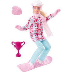 Кукла Barbie сноубордистка HCN32