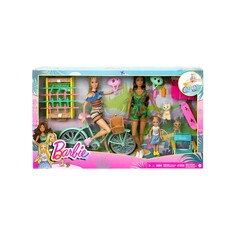 Игровой набор Barbie на вело-прогулке GXF32