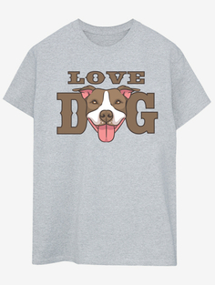 NW2 Pets Dog Slogan Adult Heather Серая футболка с принтом George., серый