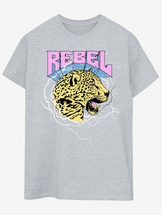 Серая футболка с принтом для взрослых NW2 Music Festival Rebel для взрослых George., серый