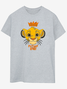 Серая футболка для взрослых NW2 Disney The Lion King Future King George., серый