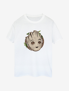 NW2 Marvel Groot Wooden Head AdultWhite Футболка George., белый