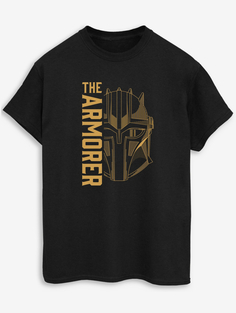 NW2 The Mandalorian The Armorer Взрослая черная футболка George., черный