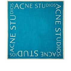 Шарф Acne Studios Vabone, голубой