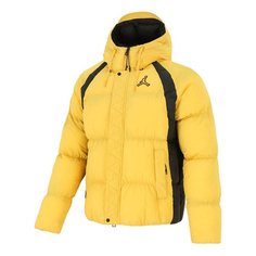 Куртка Air Jordan Contrasting Colors Printing Stay Warm DA9807-781, желтый