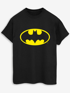 Черная футболка с официальным логотипом Бэтмена NW2 DC Originals George., черный
