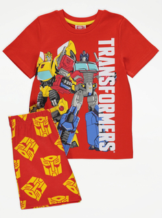 Короткая пижама Transformers Red Character George., красный