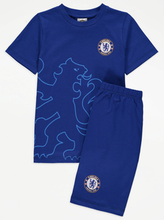 Синяя короткая пижама Chelsea Football Club George., синий