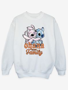 NW2 Disney Lilo &amp; Stitch Ohana Family Детская белая толстовка George., белый