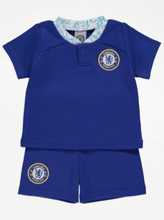 Синяя футболка и шорты футбольного клуба «Челси» George., синий