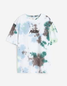 Футболка с принтом малибу H&amp;M Malibu Printed Jersey, мультиколор H&M