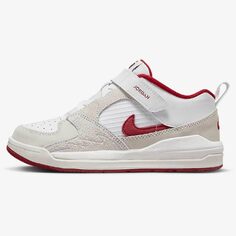 Кроссовки Nike Air Jordan Stadium 90 Older Kids, белый/красный/светло-серый