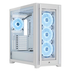 Корпус Corsair iCUE 5000X RGB QL Edition, Mid Tower, белый, CC-9011233-WW