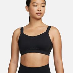 Топ Nike Alpha Women&apos;s High-Support Padded Sports, черный