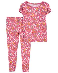 Пижамы LENZING ECOVERO из двух предметов с цветочным принтом для малышей Carter&apos;s Carters
