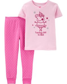 Пижамы из 100 % хлопка со свинкой Пеппой для малышей Carter&apos;s, розовый Carters