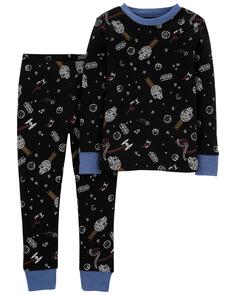 Пижамы Star Wars из 100 % хлопка с плотным прилеганием для малышей, комплект из двух предметов Carter&apos;s, черный Carters