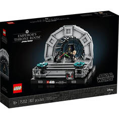 Конструктор Lego 75352 Star Wars Диорама «Тронный зал императора», 807 деталей