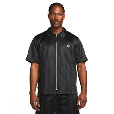 Куртка-рубашка Nike Kevin Durant Full-length Zipper Closure Short-sleeved Basketball, антрацитовый/черный/белый