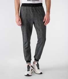 Спортивные брюки с велочкой Karl Lagerfeld, серый
