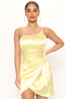 Мини платье Fashion Nova UN276, желтый